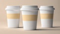 Paper coffee cup Isolated on the background