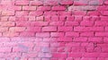 Generative AI Pastel pink brick background wall texture.pink red brickwall with light paint backdrop wallpaper for