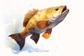 Animal_Bass_Fish_Watercolors_Illustration1_5