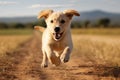 Generative AI a puppy running