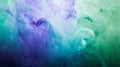 Generative AI Purple blue green abstract watercolor background Colorful art background with copy space for design Royalty Free Stock Photo