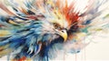 Generative AI, Resplendent Plumage: A Close-Up Glimpse of the Phoenix\'s Exquisite Feathers