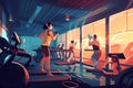 Generative AI Retired People Sport Activity-