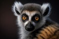Generative AI. Ring-tailed lemur (Lemur catta) is a large strepsirrhine primate Royalty Free Stock Photo
