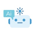 Generative AI Robot Chatbot Icon