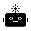Generative AI robot icon Royalty Free Stock Photo