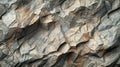 Generative AI Rock texture The surface of the mountain is like a stone wall White gray grunge background with copy Royalty Free Stock Photo