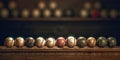 Generative AI, Rough and rugged texture of old baseball balls close up Royalty Free Stock Photo