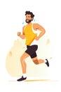 Generative AI Running Fitness Character Design-