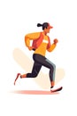 Generative AI Running Fitness Character Design-