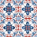 Generative AI Seamless vintage pattern with- Royalty Free Stock Photo