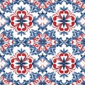 Generative AI Seamless vintage pattern with- Royalty Free Stock Photo