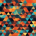 Generative AI Seamless vintage pattern with- Royalty Free Stock Photo