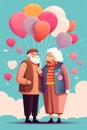 Generative AI Senior Married Couple Sparetime-