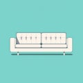 Generative AI Set of different sofas-