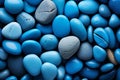 Abstract_nature_pebbles_background_Royal_blue_pebbles_texture_2 Royalty Free Stock Photo