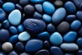 Abstract_nature_pebbles_background_Royal_blue_pebbles_texture_3 Royalty Free Stock Photo