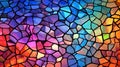 Generative AI, Stained Splendor: An Abstract Glass Mosaic