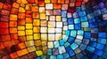 Generative AI, Stained Splendor: An Abstract Glass Mosaic