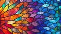 Generative AI, Stained Splendor: An Abstract Glass Mosaic