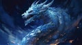 Generative AI, Stellar Guardian: Dragon of the Celestial Realm