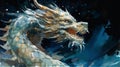 Generative AI, Stellar Guardian: Dragon of the Celestial Realm