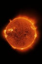 The_sun_closeup_showing_the_Sunspots_on_sun_1690600077652_4 Royalty Free Stock Photo