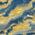 Generative AI Topographic Map Seamless Pattern- Royalty Free Stock Photo