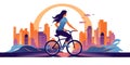 Generative AI Urban City Sport Lifestyle- Royalty Free Stock Photo