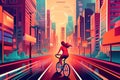 Generative AI Urban City Sport Lifestyle-