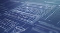 Generative AI UX website design wireframe Sketch prototype framework layout future design project UI UX  user inte Royalty Free Stock Photo