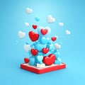Generative AI Vector 3d render new-