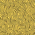 Generative AI wavy and swirled brush-