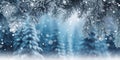 Winter Christmas scenic background with copy space Snow 1690446319031 1