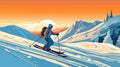 Generative AI Winter Holidays Recreation Sport-