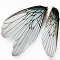 Generative AI: Withe Transparent Dragonfly Wings
