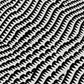 Generative Art: Houndstooth Pattern In Abstracted Grotesque Style Royalty Free Stock Photo