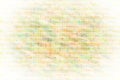 Generative circle or ellipse pixel mosaic for design wallpaper, texture or background.