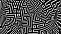Generative vj loop with abstract infinite maze