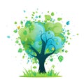Generete ai ilustrations, world environment day, respect nature, protect the environment, protect the planet Royalty Free Stock Photo