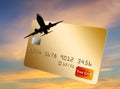 Credit card that rewards users with airline miles and points.