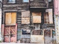 Generic architectral view and streets in Kasimpasa distrct of Beyoglu, Istanbul Royalty Free Stock Photo