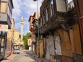 Generic architectral view and streets in Kasimpasa distrct of Beyoglu, Istanbul Royalty Free Stock Photo