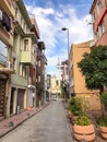 Generic architectral view and streets in Kasimpasa distrct of Beyoglu, Istanbul Royalty Free Stock Photo