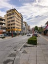 Generic architectral view and streets in Kasimpasa distrct of Beyoglu, Istanbul Royalty Free Stock Photo