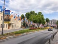 Generic architectral view and streets in Kasimpasa distrct of Beyoglu, Istanbul Royalty Free Stock Photo