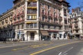 Generic architecture and street view from Geneva, Switzerland Royalty Free Stock Photo