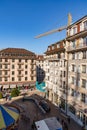 Generic architecture and street view from Geneva, Switzerland Royalty Free Stock Photo