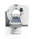 Generic, brandless MRI scanner isolated on white background. 3D illustration