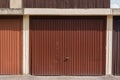 Generic brown garage door - protection, secrets, security